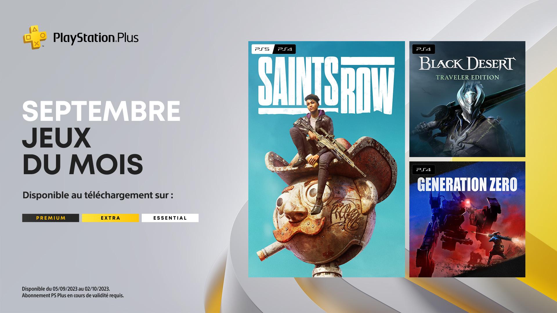 PlayStation Plus Septembre