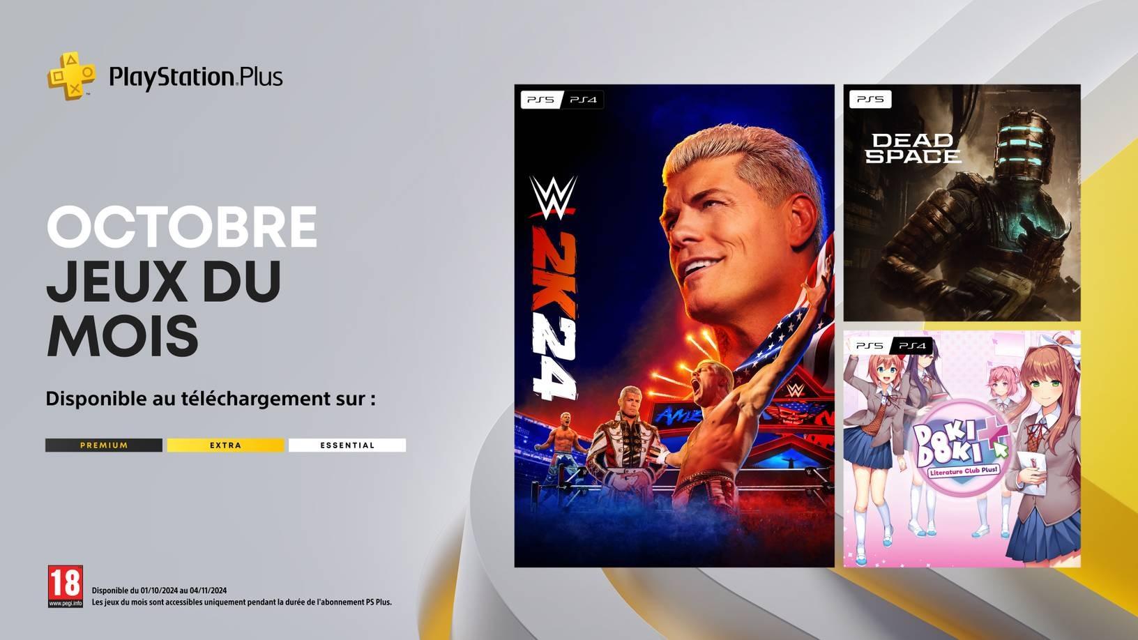 PS Plus Octobre