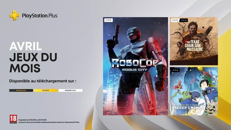 PlayStation Plus Avril