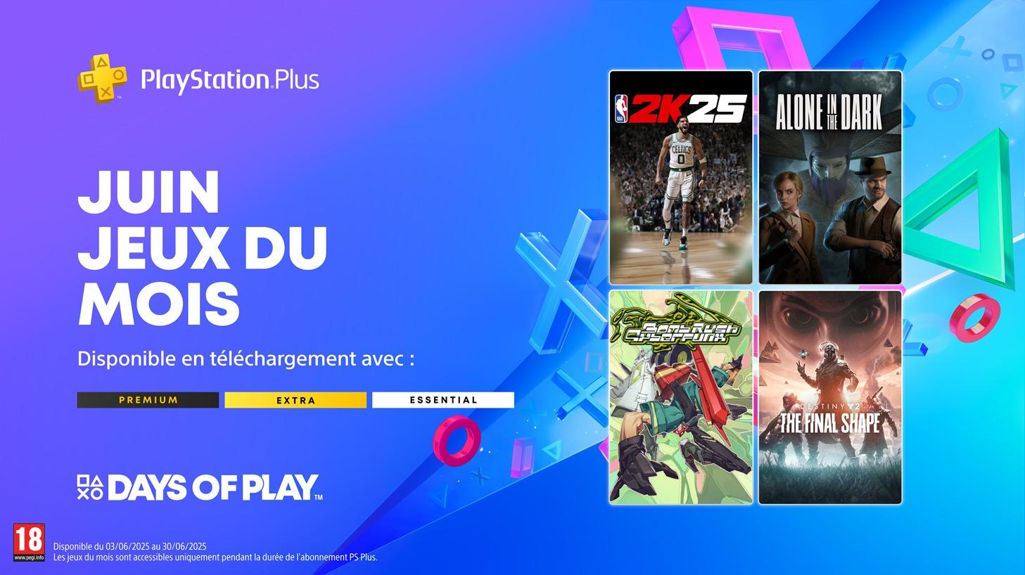 Juin PlayStation Plus