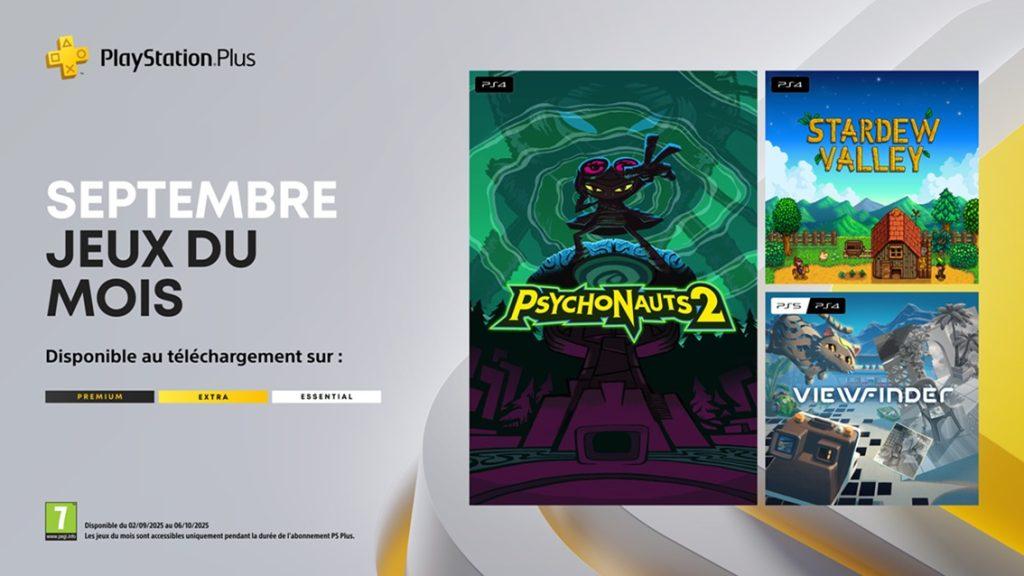 PlayStation Plus rentrée